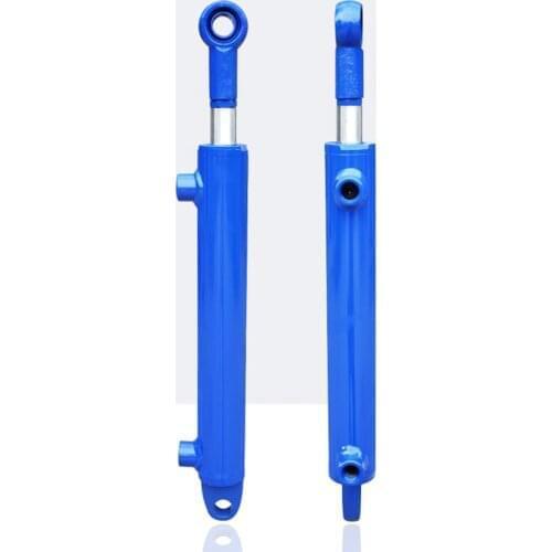 1PC 600-1000mm Travels Hydraulic Oil Cylinder Heavy Duty Bidirectional Lifting Small Wood Splitter 2 Tonnage Hydraulic Ram