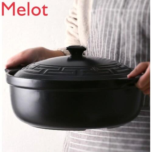 Clay pot King casserole casserole domestic gas fired ceramic soup pot small high temperature pot rice pot stone pot soup
