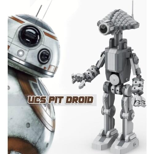 Imperial UCS Pit Droid Simulation Robot MOC Building Blocks Star Movie Collection Diy Bricks Childrens Birthday Toys Gift