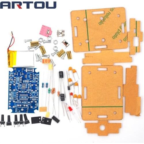 FM Stereo Radio Kit DIY Radio Parts GS1299 Digital Radio Production Kit with FM Stereo Radio Kit Housing + Set Screws