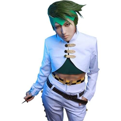 2017 Japanese Anime JoJos Bizarre Adventure Rohan Kishibe Cosplay Costume