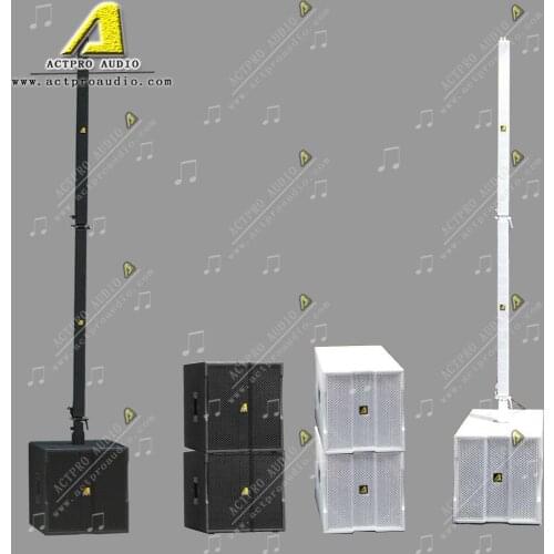 Mini Line Array PA System Active with DSP Loud Speaker System k162 mobile portable device