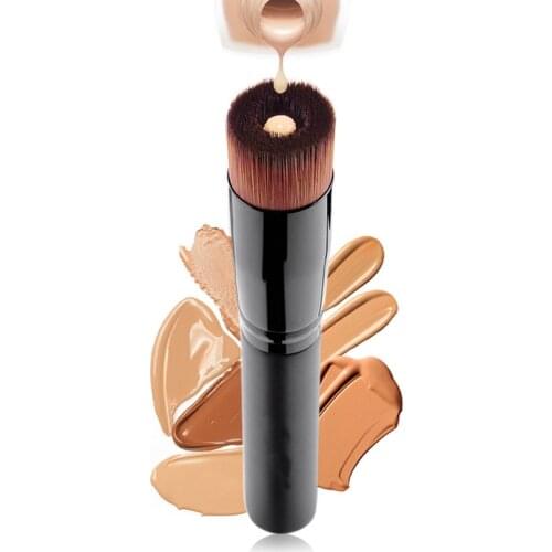 Multipurpose Foundation Makeup Brush Pro BB CC Cream Liquid Power Cosmetic Beauty Essential Angle Flat Top Make Up Brush Tool