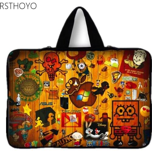 New Fashion Universal Soft Neoprene Laptop Sleeve Case Netbook Bag Pouch Cover for 10.1 11.6 12 13 13.3 14 15 15.6 17 17.4 Inch
