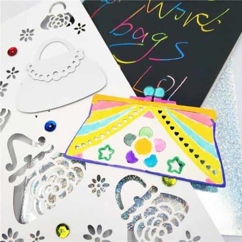 Clearance sale glaze stripes bag Scrapbooking DIY Embossing mould card paper die stencils punch Metal dies cutting