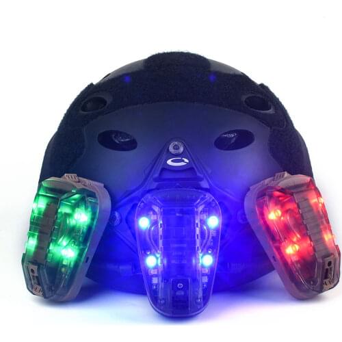 WADSN Helmet Light hel-star 6 GEN 3 Signal Green Red IR Strobe Lamp Waterproof softair Survival Helmet led light in weapon light