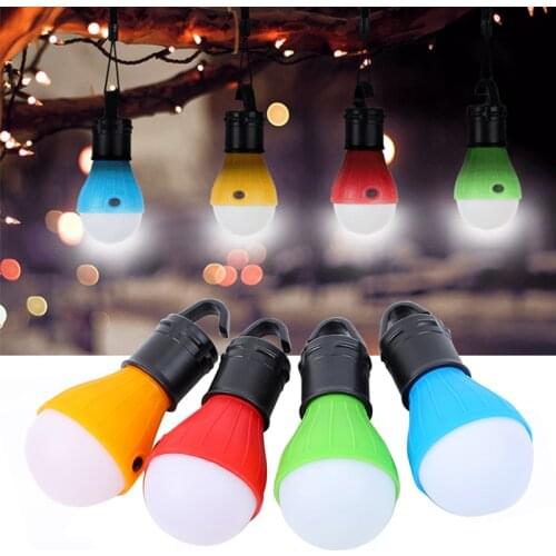 Outdoor Tent Lamp Emergency Light Portable LED Lamp Bulb Camping Light with Hanging Hook Camping Lantern Waterproof Camping Lamp