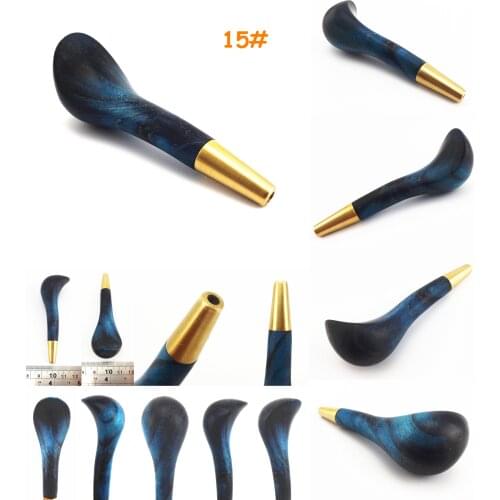 Leather Craft Universal Natural Colored Hardwood Clip Handle For Round Blades Tool Awl - Knife Cutter Punch Chisel Edger Groover