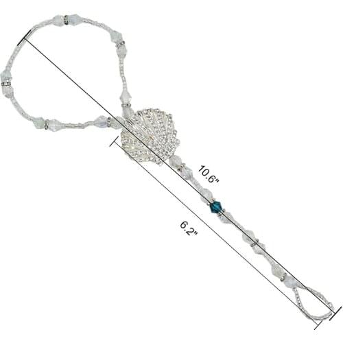 Bohemia Fashion Crystal Beaded Elastic Anklets Summer Charm Toe Ring Anklet Barefoot Sandal Beach Foot Jewelry for Women