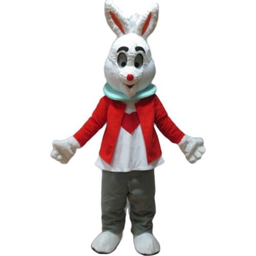 High quality Red Rabbit Mascot Costume For Festival Mascot Costume Halloween gift costume characters sex dress hot sale