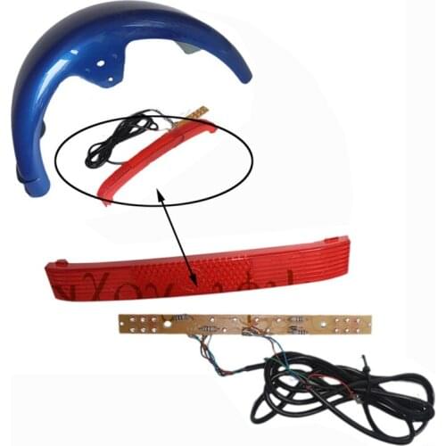 Rear Fender Light Strip Tail Light Is Suitable for Citycoco Electric Scooter Rear Fender Accessories