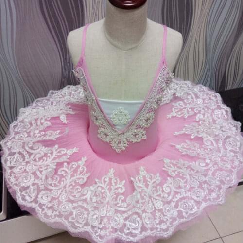 Women Ballet professional Ballet Tutu Dress Swan Lake Delicate lace Dress Girls Bailarina Stage Performance Costume For women