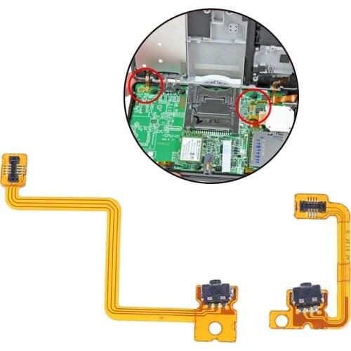 2pcs For NS repair left right switch L/R shoulder button with flex cable