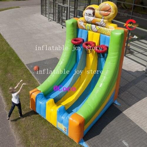 Free air ship to door!Commercial party Games Inflatable Basketball Shooter,Customized Giant Inflatable Basketball Hoop game