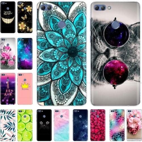 For Huawei P Smart Case Cute TPU Soft Silicone Transparent Back Cover Phone Case for Huawei P Smart Cover FIG-LX1 Enjoy 7S Case