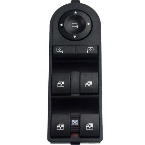 FEELWIND Electric Power Window Master Control Switch Fit For Vauxhall For Opel Astra H Zafira 13228699 13228877