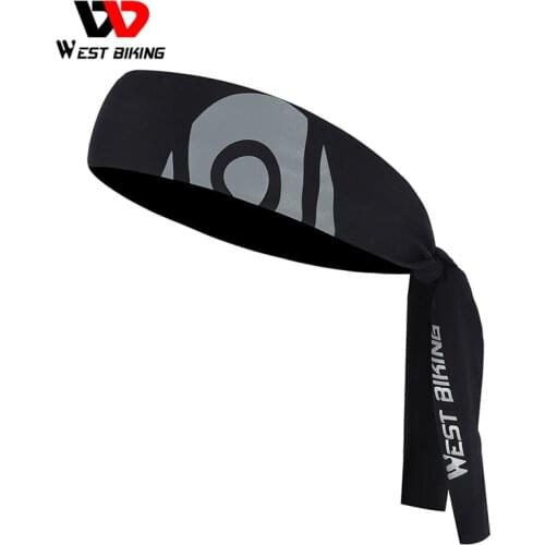 WEST BIKING Summer Cycling Headwear Anti-sweat Breathable Running Cycling Women Men Bicycle Headband Outdoor Sport Bandana
