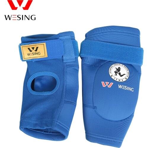 Wesing IFMA MMA Boxing Taekwondo Muay Thai Elbow Support Pads Sanda Arm Pad Protector Knee Pads Training Protective Gear DDO