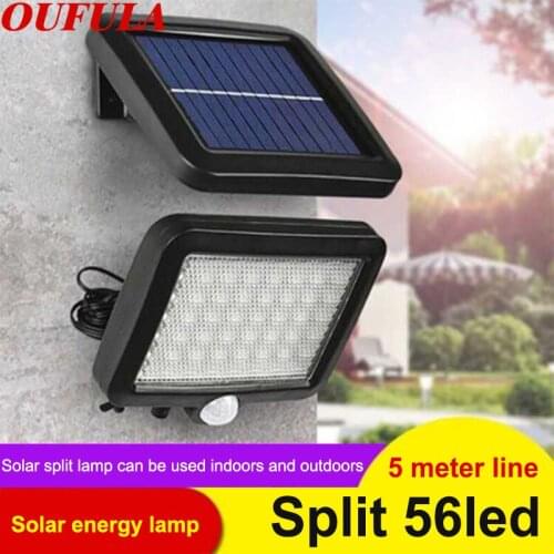 Outdoor solar Wall lights Split energy human body induction lamp landscape courtyard garden waterproof street emergency IP65