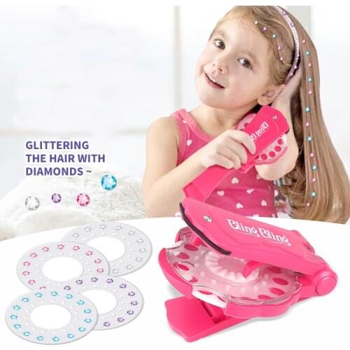 New Packing Fashion 180 Gems Blingers Deluxe Set Toy DIY Crystal Diamond Mobile Sticker Bling Hair Deco Tool Toys Gifts