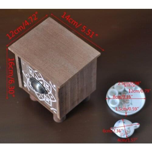 Newborn Coffee Table and Teapot Tea Bowl Tea Tray Set Baby Photography Props