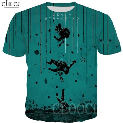 New Game Death Stranding T Shirts Women Men Clothing 3D Print Game Short Sleeve O-Neck Tshirts Street Style Hip Hop T-Shirt Tees