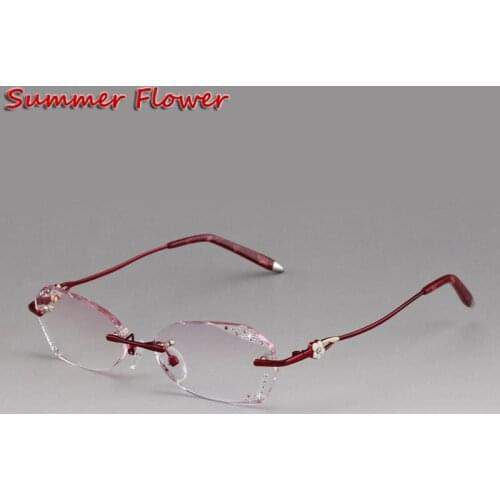Brillen woman glasses optical frames myopia lunette de vue femme prescription glasses fausse lunette de vue femme Wine Red Rim