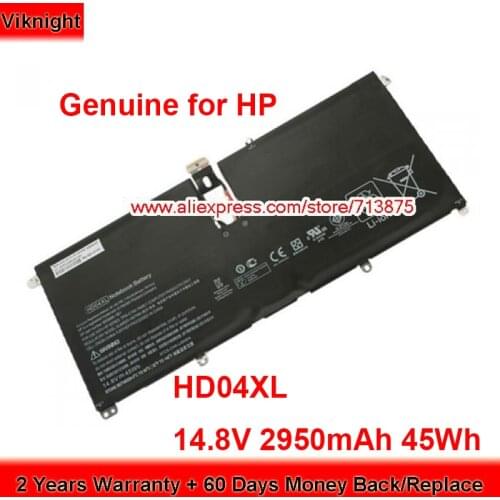 Genuine HD04XL Battery TPN-C104 for HP Envy Spectre XT 13-2000eg 13-2021tu 685866-1B1 14.8V 2950mAh 45Wh