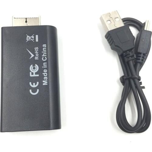 For PS2 Display to HDMI-compatible Male to Female Converter Audio Video 3.5mm HDMI-compatible Adapter