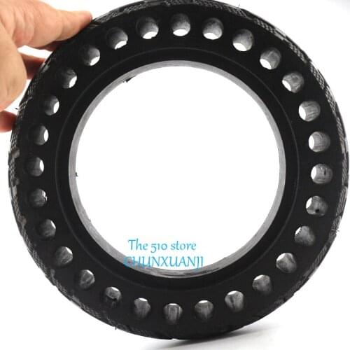 Lightning shipping 190mm solid tire Shock Absorber Anti-slip Durable Rubber Tyre Wheels For Scooter Upgraded