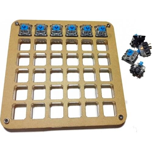 Switch Tester Base Transparent Acrylic Plate for cherry MX Switch Storage Base