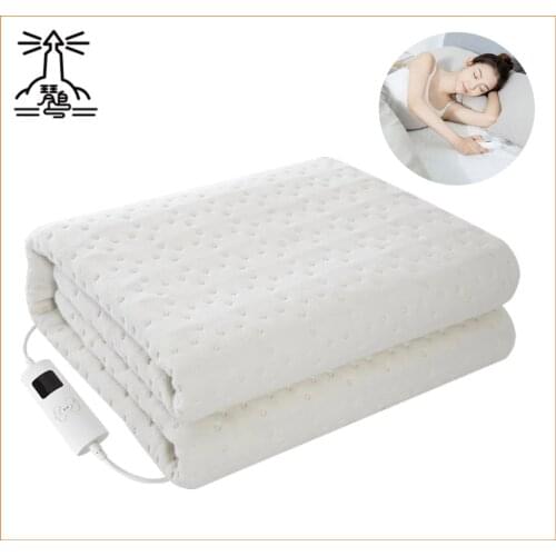 QINDAO Smart electric heater washable Electric Blanket single heating remove mite electric blanket control time temperature