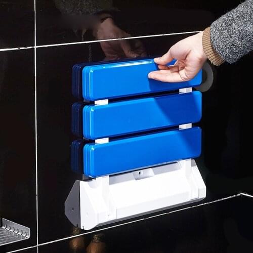 Wetips Bathroom Folding Bath Chair For Shower Assists Elderly Folding Chair Wall Mount Disabled Seat Shower Chair Folding
