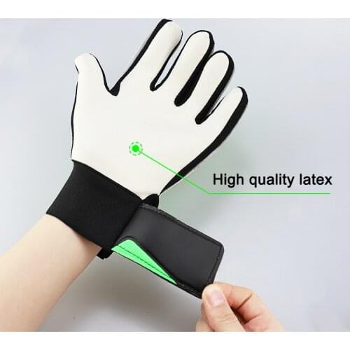 1 Pair Full Finger Gloves Children Teens Anti Slip Hands Wrap for Football Goalkeeper MC889