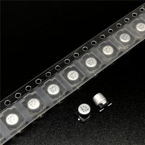 10/100Pcs 4.7uF 16V NICHICON UWP series 4x5.3mm 16V4.7uF SMD Aluminum Electrolytic Capacitor