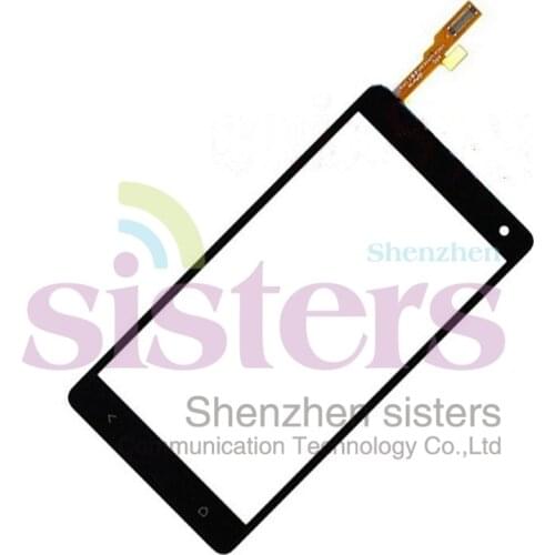 10Pcs/ a l ot High Quality Black Touch Screen Digitizer Panel for HTC Desire 600 606 600C 606 , Free Shipping