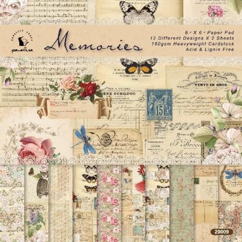 12Pcs/Lot Retro A Retro Material Papers DIY Scrapbooking Album Diary Gift Decorative Paper Scrapbooking Paper