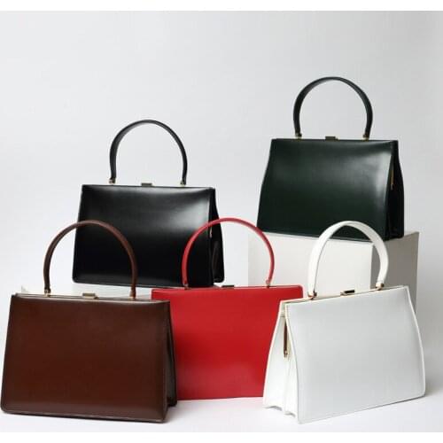 2021 New Design Small Square Leather Underarm Bag Exquisite Female One Shoulder Bag Retro Handbag For Women