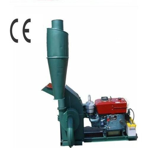 22HP CF420A Electric - start Diesel Engine Hammer Mill With Cyclone
