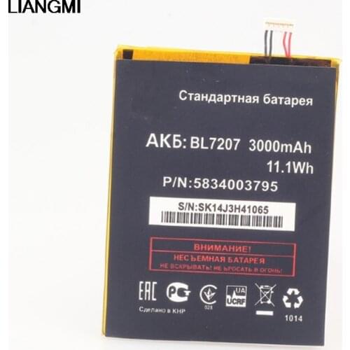 3000mAh BL7207 battery for FLY BL7207 IQ4511 Octa Tornado One Mobile Phone battery Baterij Batterie Batteries with Repair Tools