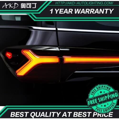 Car Styling Tail Lampfor Toyota Fortuner Tail Lights 2016-2019 New Fortuner LED Tail Light DRL Dynamic Signal auto Accessories