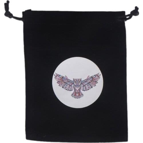 Velvet Bag Tarots Cards Storage Bag Mystical Magic Divination Rune Bag Board Game Dice Drawstring Bag A0KA