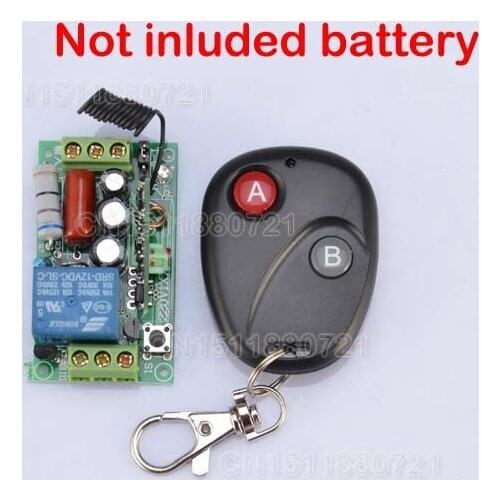 220V 1CH 10A 1000W Wireless Remote Control AC Light Switch System Lamp LED SMD ON OFF Not With Battery