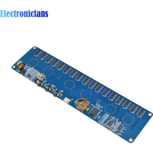 DC 12V STM8S005 Control IN14 Tube Digital LED Clock Lamp Clock Chip IC Micro USB Interface Clock Board Module Diy