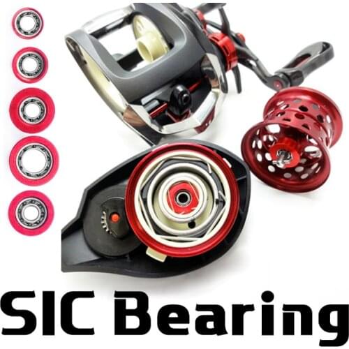 DIY SIC bearings for fishing reel