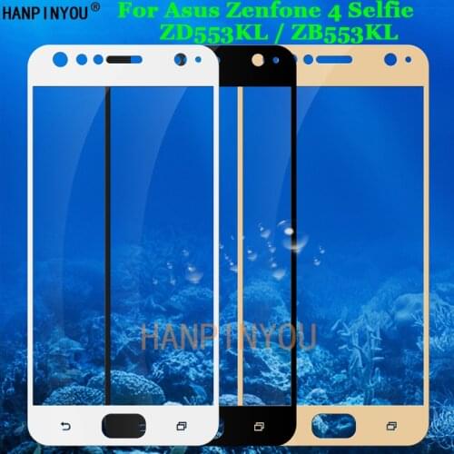 For Asus Zenfone 4 Selfie ZD553KL / ZB553KL 5.5" Full Coverage Tempered Glass 9H 2.5D Premium Screen Protector Film