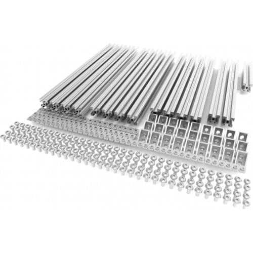 Funssor Hypercube 3D Printer Extrusion Metal Frame & Hardware Kit HyperCube 3D Printer/CNC DIY mechanical kit