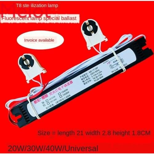 T8 fluorescent lamp ultraviolet lamp germicidal lamp 20w30w40w variable frequency energy saving electronic ballast kit tool