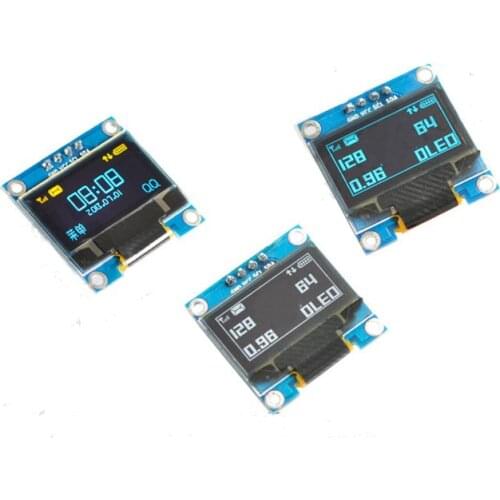 0.96 inch 4PIN Yellow Blue/White/Blue OLED Screen Module SSD1306 Drive IC128*64 IIC Interface
