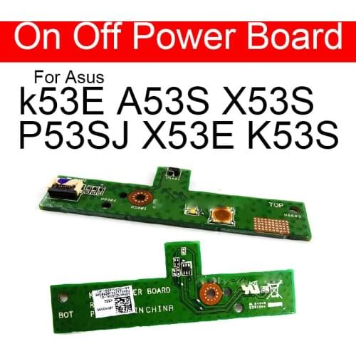 Power Button Flex Cable Board For Asus K53E A53S X53S P53SJ X53E K53S Switch On Off Key Side Flex Ribbon Replacement Repair